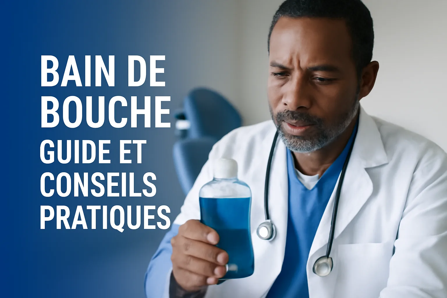 bain de bouche dentiste