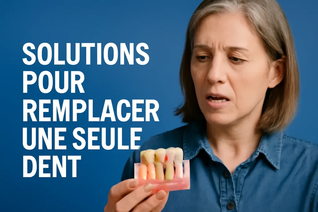 Remplacer une seule dent